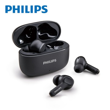 【Philips 飛利浦】TAT1109BK 強力低音入耳式無線藍牙耳機 黑色