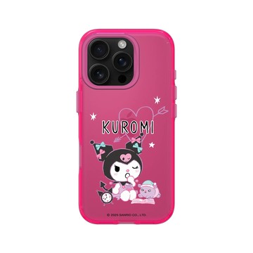 iPhone 16 Pro Clear 粉漾桃 - 三麗鷗-酷洛米 Kuromi - Good night
