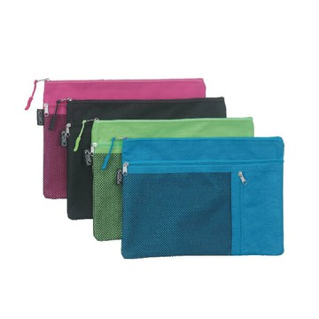 COX 三燕 B5 三層 網格 拉鏈袋 顏色隨機  12個 /包 NO.363H【APP滿額下單10%點數(單一帳號最高5000點)】1/31止