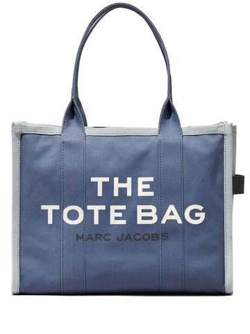 Marc Jacobs - The Colorblock tote bag - women - Cotton - One Size - Blue
