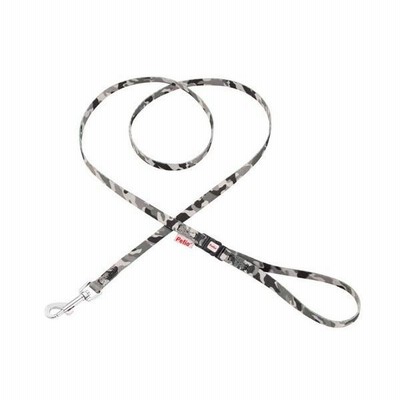 犬 リード ペティオ Petio ARFashion アルファッション 迷彩リード XS SS グレー ミニ犬 超小型犬 〜5kg
