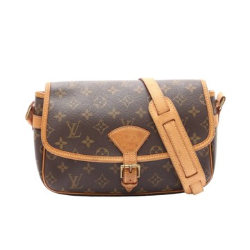 LOUIS VUITTON LV 路易威登 Sologne 肩背包 棕色 原花帆布 M42250 【二手名牌BRAND OFF】
