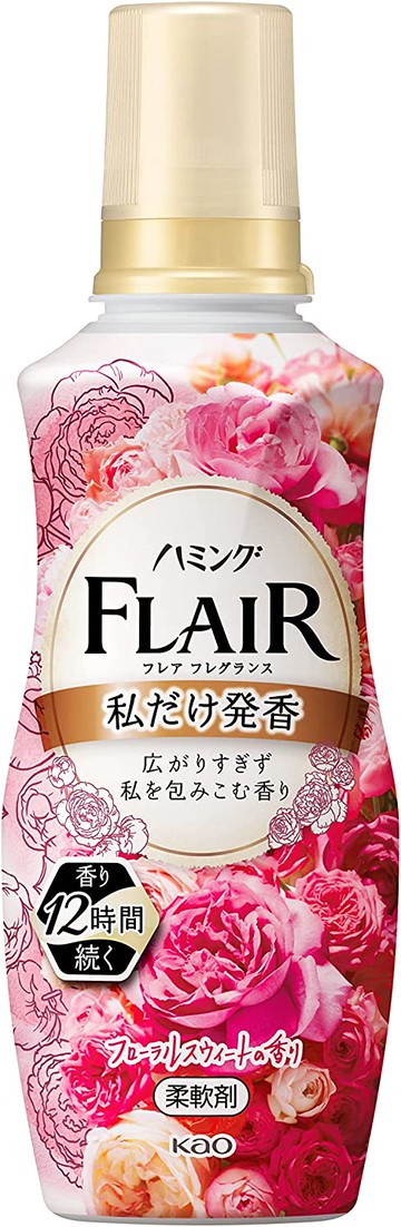 Kao Humming Fragrance Fregranus Softener A scent fragrance that wraps me without too much spreading