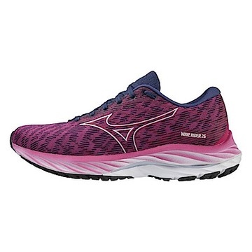 Mizuno Wave Rider 26 [J1GD220327] 女 慢跑鞋 運動 路跑 訓練 穩定 緩震 紫 深藍