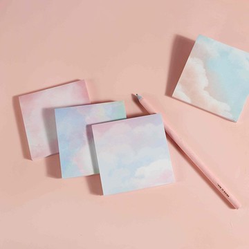 Chuyu 便利貼-雲彩/便籤本/便條本/可撕式/記事清單/創意便條紙