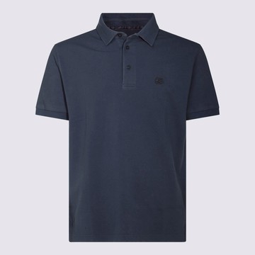Etro Dark Blue Cotton Polo Shirt