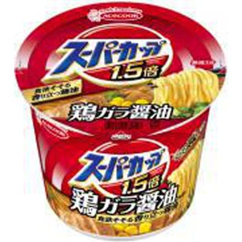 エースコック スーパーカップ1.5倍 しょうゆラーメン 109g×12個入