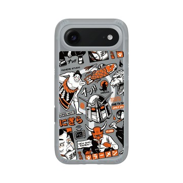 iPhone Air AirX 流變灰 - Paiheme Studio - Black Orange Mix-透明