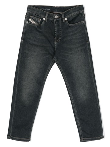 Diesel Kids - D-Lucas-J stretch-cotton jeans - kids - Cotton/Elastane - 8 yrs - Blue