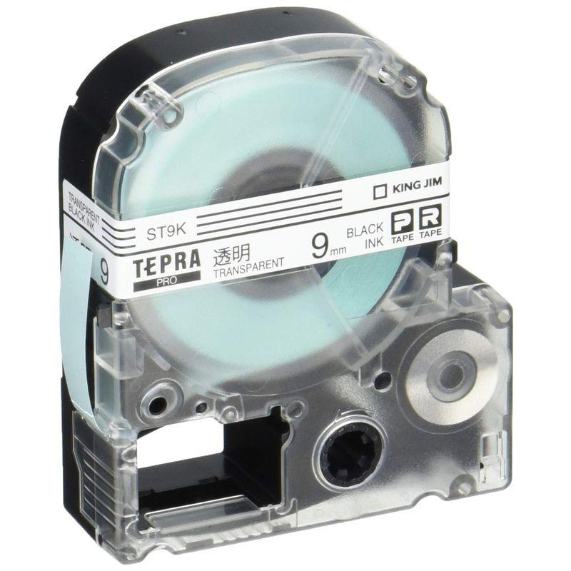 オフィス用品 キングジム テプラPRO テープカートリッジ エコパック10個入 9mm 透明 ST9K-10PN