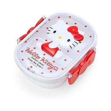 (預購)  廚具 / 餐具 立體Kitty雙扣便當盒 360ml (JN566)