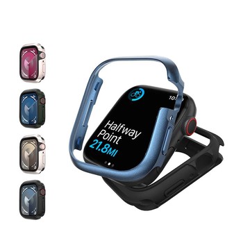 【Watch 9/8/7適用】Apple Watch Odyssey 奧德賽金屬手錶保護殼(41mm) 星光白