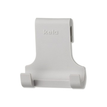 《KELA》Tim矽膠門後掛勾-象灰-- 櫥櫃掛勾 牆壁掛勾 吊鉤 掛鉤 門掛鉤