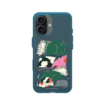 iPhone 17 Clear (相機按鈕) 夜幕藍 - Livia Fălcaru - 貓貓咪