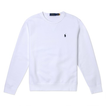 RALPH LAUREN POLO RL 熱銷刺繡小馬大學T恤-白色