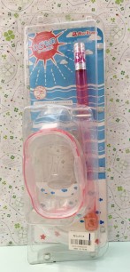 【震撼精品百貨】Hello Kitty 凱蒂貓-三麗鷗 kitty潛水蛙鏡附管組*96031