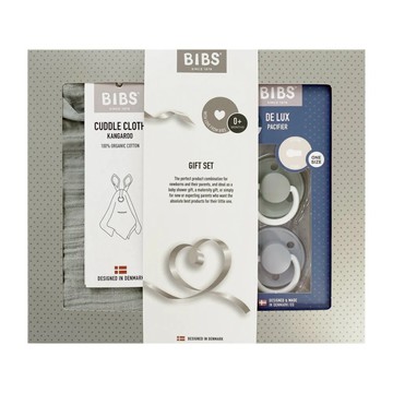 乖乖不哭哭【BIBS】安撫寶寶禮盒組 (共2色可選) 新生兒 彌月禮 滿月 生日禮 新手爸媽 奶嘴 安撫巾 男寶最愛 禮品推薦