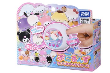 日本 TAKARA TOMY 三麗鷗手指戳戳互動電子雞 養成遊戲 互動高 兒童禮物 三麗鷗 凱蒂貓 酷洛米 多角色 寵物機 日本正規品代購