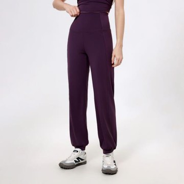 梵心高腰收腹運動寬松直筒束腳長褲女速干跑步健身褲裸感瑜伽褲