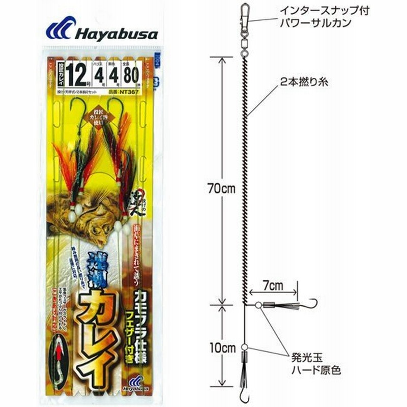 ハヤブサ 速潮カレイ カモフラ仕様 フェザー付 Nt367 投げ釣り仕掛け 通販 Lineポイント最大0 5 Get Lineショッピング