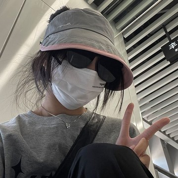 ⚡️限時秒殺⚡️2024新款清冷慵懶感速幹防曬帽遮陽漁夫帽女夏季薄款空頂帽太陽帽