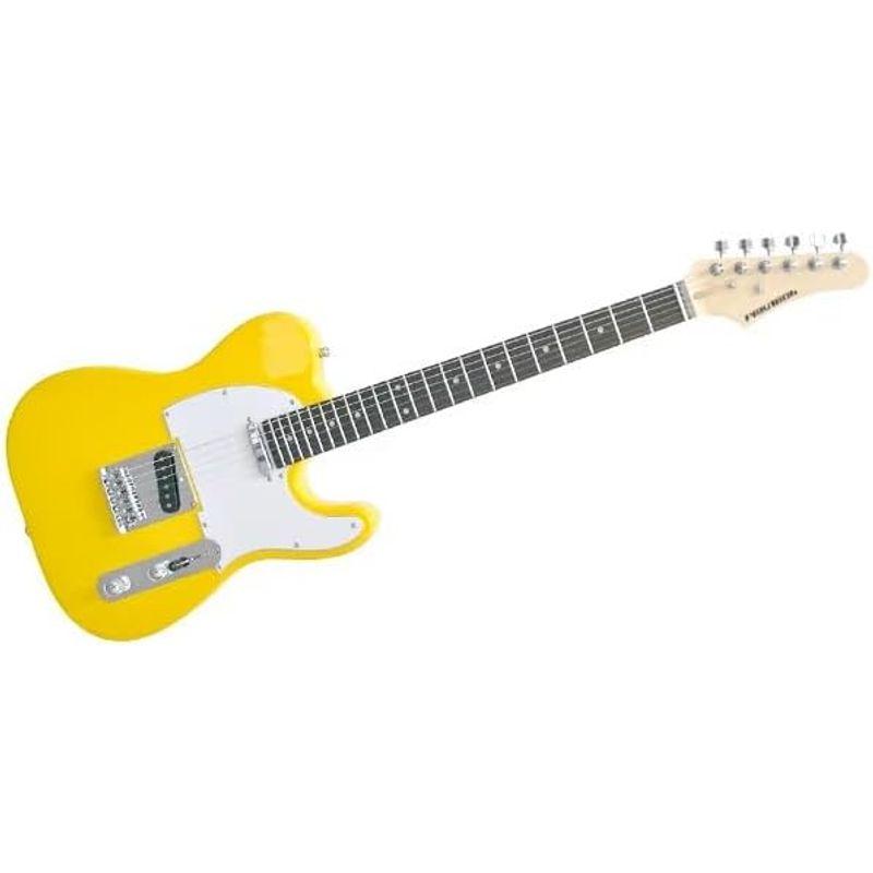 楽器・音響機器 国内正規品 PLAYTECH プレイテック エレキギター TL250 Rose Yellow