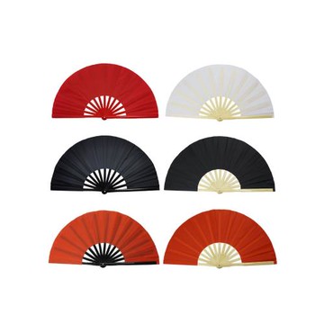 右手單扇太極扇手感較重功夫扇武術扇響扇竹骨多色可選送扇袋