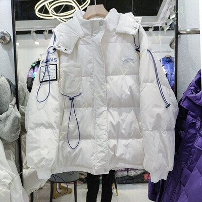 ダウンジャケット レディース コート ダウン ショート丈 ゆったり 厚手 フード付き 防寒 暖かい 撥水 リブ袖 華奢 フェザー ポケット付き 肌触 上着 通販 Lineポイント最大get Lineショッピング