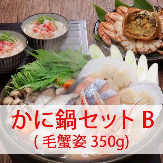 毛蟹　かに鍋セットB　４人前　毛蟹姿　350g×1　冷凍便