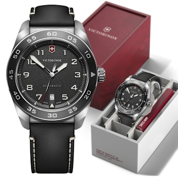 VICTORINOX 瑞士維氏 Swiss Army 啞光 浮雕數字 機械錶-42mm VISA-242044