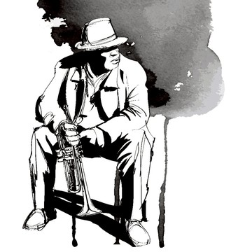 看見你的聲音 藍牙畫布音箱- Jazz Man