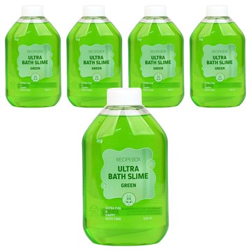 recipebox 韓兔 泡泡史萊姆入浴劑 綠色  520ml  5瓶
