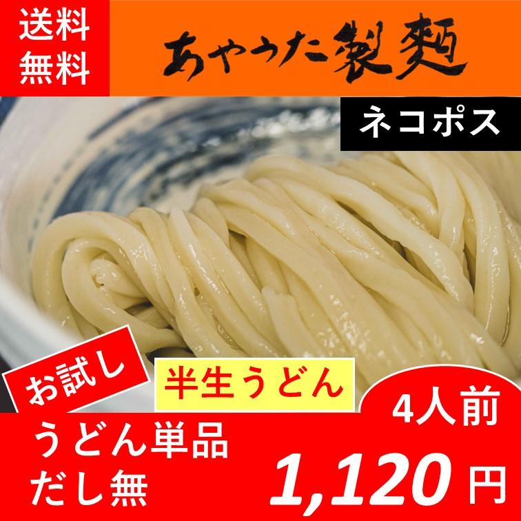 半生うどん4人前