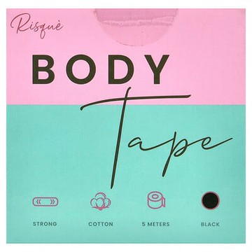 Risque, 身體膠帶，黑色，1 卷，5 米