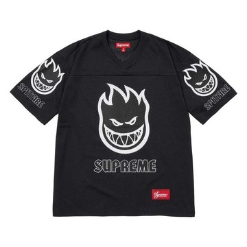 Supreme x Spitfire Jersey 火焰 球衣 短袖 黑色 SS26KN60-BK [台灣現貨]