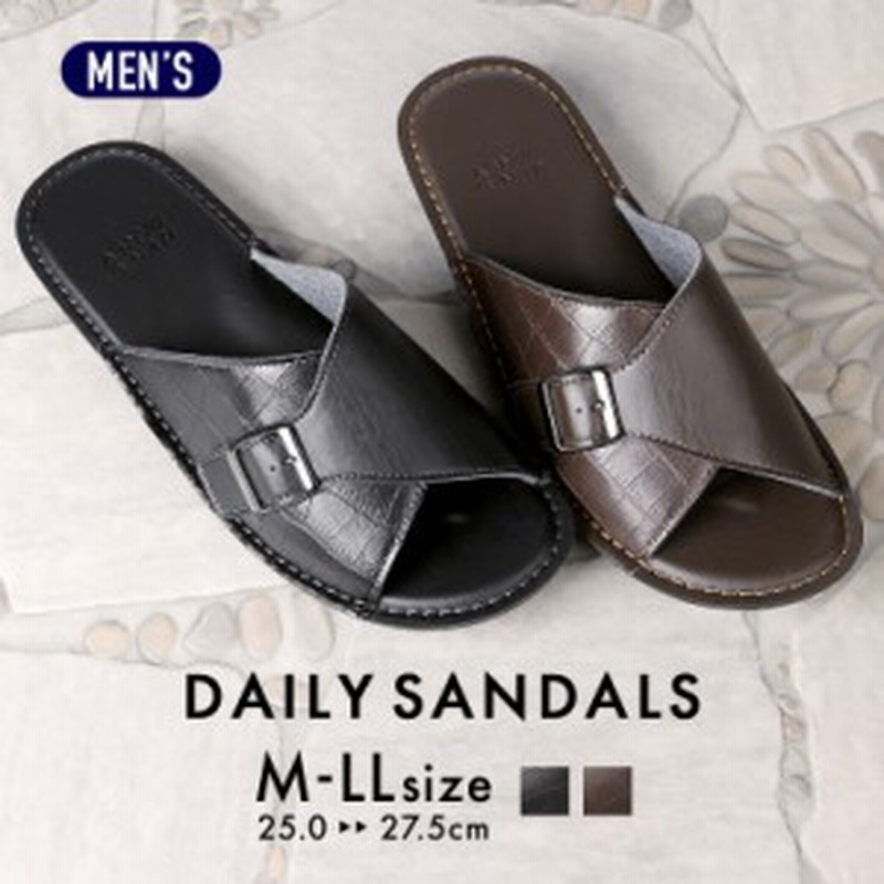 秋新作 サンダル メンズ 紳士用 ビジネス コンフォート 仕事 オフィス 職場 ベルト 外履き つっかけ 靴 黒 パンジー Pansy 6027 通販 Lineポイント最大1 0 Get Lineショッピング