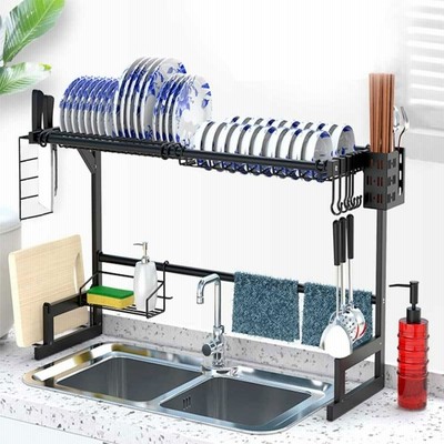 BOOSINY キッチンラック シンク上 収納 水切りラック キッチンラック