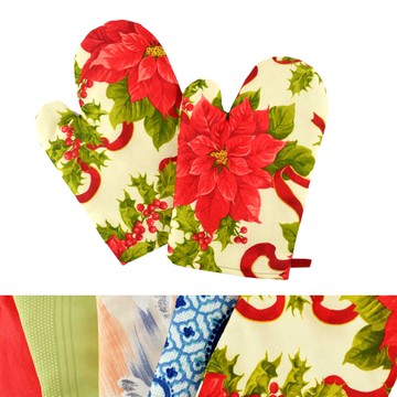 印花隔熱手套 2入 隨機出