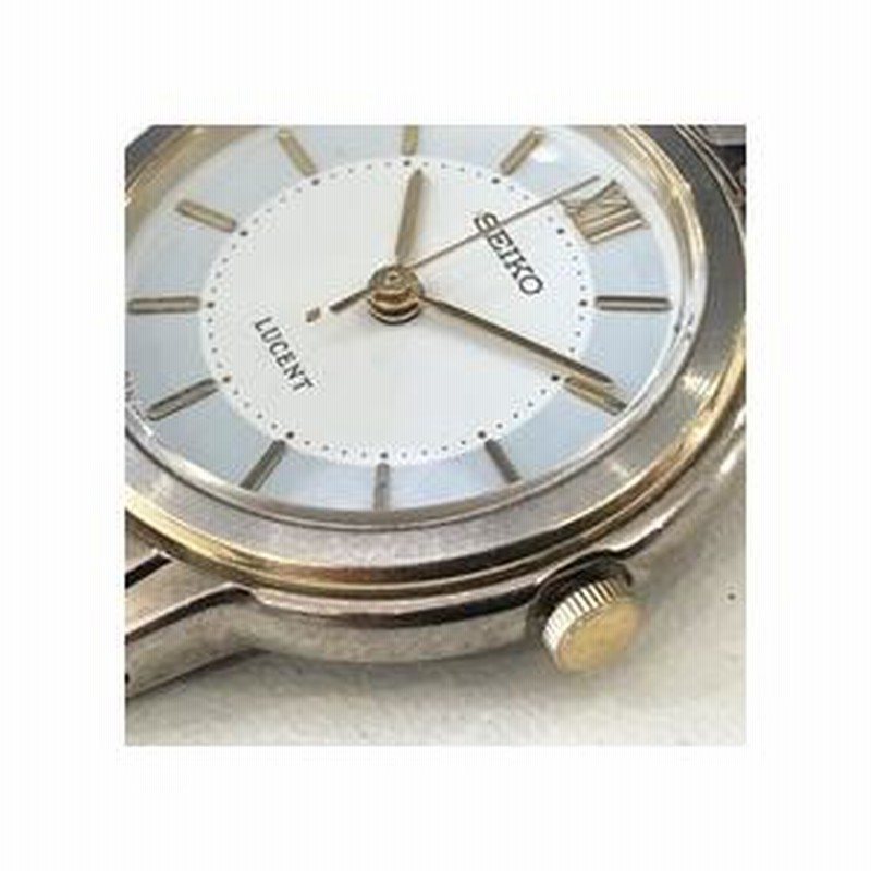 SEIKO セイコー LUCENT ルーセント 1F21-0K70 クオーツ レディース 腕時計 SSベルト | LINEショッピング