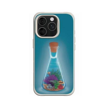 iPhone 16 Pro SolidX 貝殼灰 - MOLECULARTS - 海洋瓶