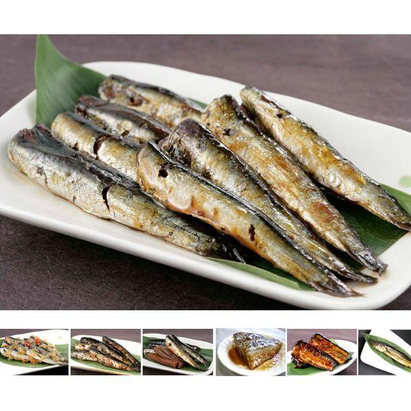 いわし銚子煮はじめ美味しい煮魚豪華7点詰合せ[Aセット]  (送料無料 製造地直送 水産庁長官賞 いわしマリネ おかかいわし ごぼういわし さば味噌煮)