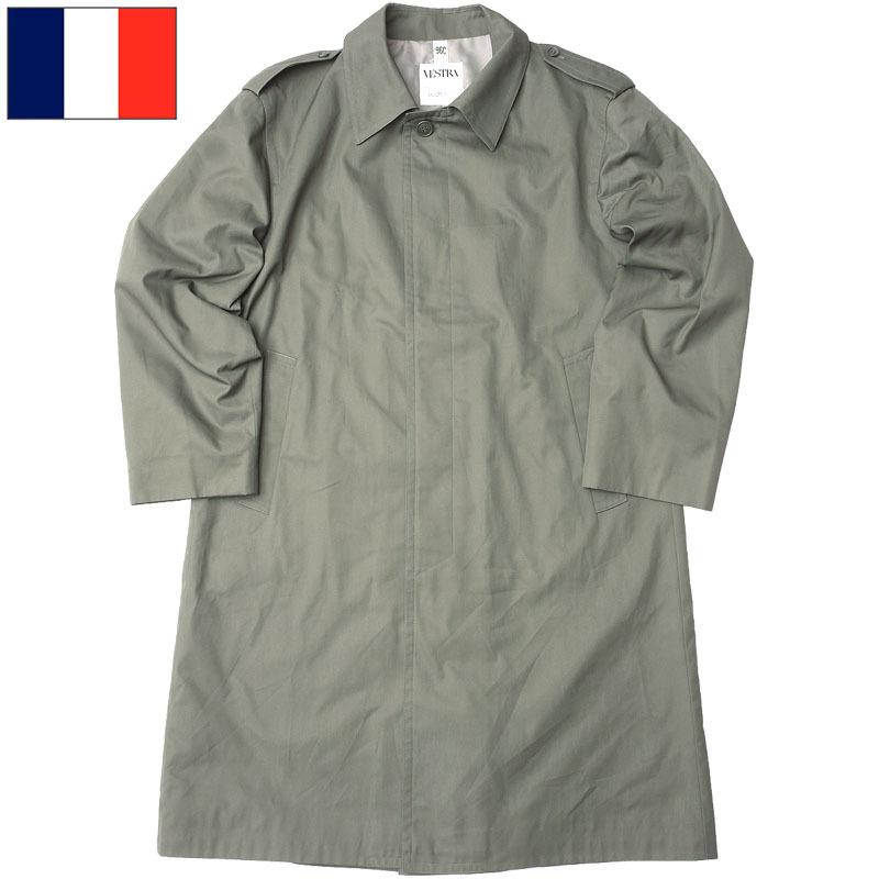 フランス製 Uzès-Coats Aライン ロングコート 防寒 ヴィンテージ ツイード 総裏地 グレー (レディース 42)   N8536