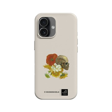 iPhone 17 SolidX 貝殼灰 - Van Gogh Museum - 骸骨與花卉