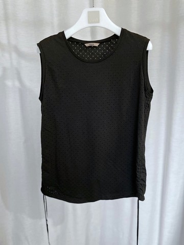 UUIN   _ 黑側邊抽繩背心