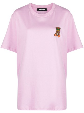 BARROW - teddy bear cotton T-Shirt - unisex - Cotton - L - Pink
