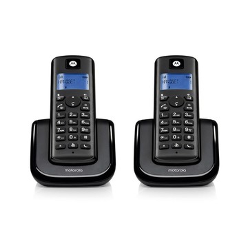 MOTOROLA 大音量DECT無線雙機T201+黑色