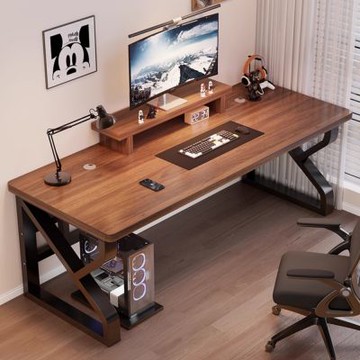 【匠俱】實木電腦桌 台式電腦桌 80x60x75cm 書桌 學生學習桌 辦公桌 電競桌 遊戲桌