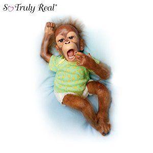 Baby Orangutan Doll: Baby Zula by Ashton Drake ドール 人形 フィギュア