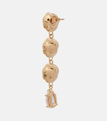 Magda Butrym Crystal-embellished gold-plated drop earrings