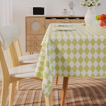 桌布 桌墊 餐桌布 防水桌布 桌巾  餐桌墊 防水防油 茶幾布 小清新格子桌布防水防油免洗ins風長方形餐桌布茶幾桌墊布